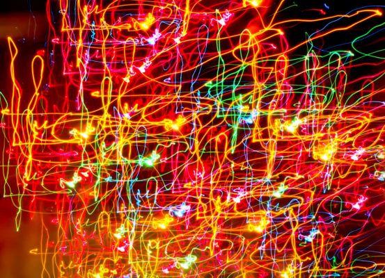 garabatos de luces
