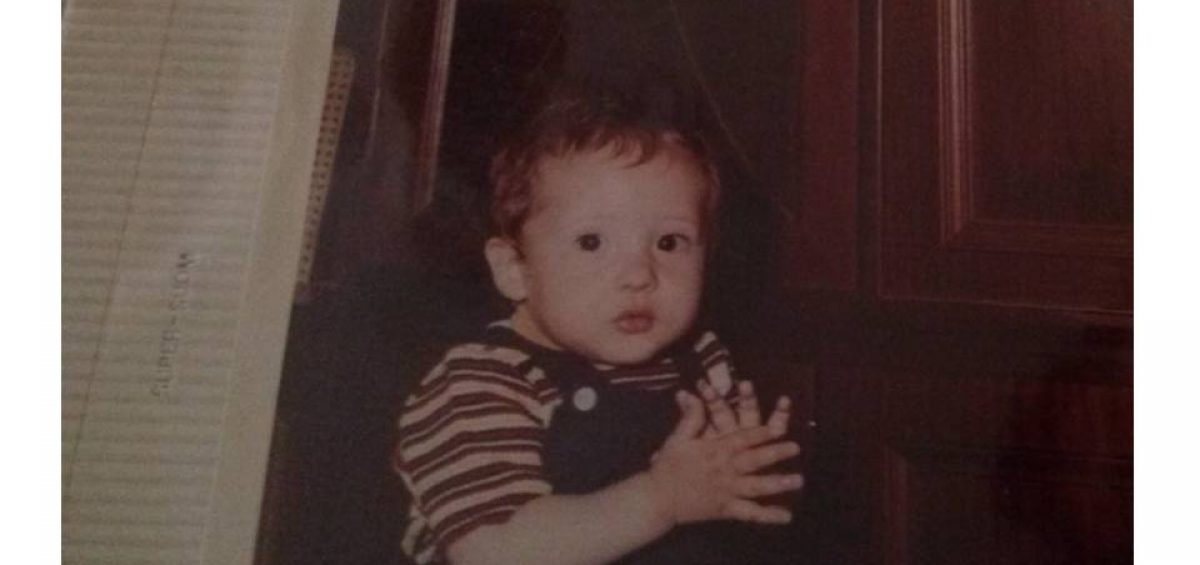 david el día de su primer cumpleaños
