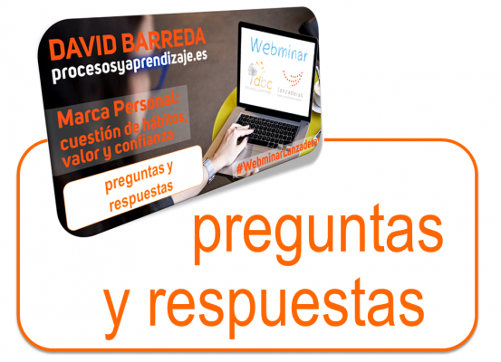 david barreda carrillo webminar preguntas y respuestas marca personal branding coaching formación